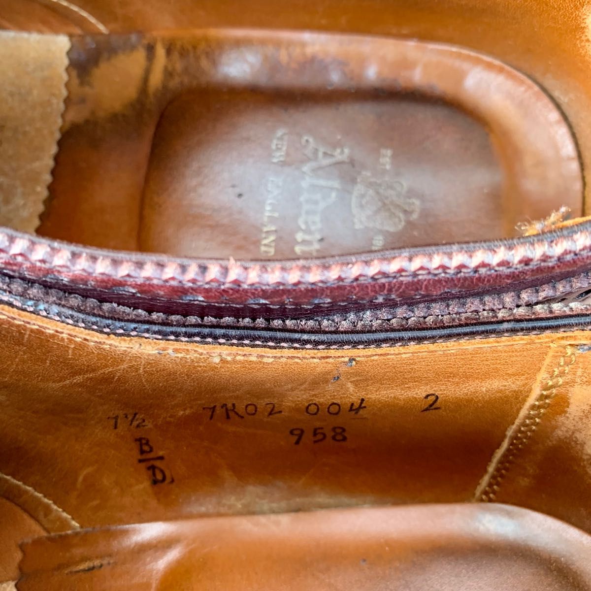 美品 希少モデル《ALDEN》958カーフ 元箱付属 7 5Dアバディーン 美品 希少モデル《ALDEN》958カーフ 元箱付属 7 5Dアバディーン