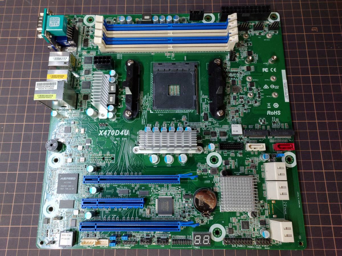 Yahoo!オークション - ASRock Rack X470D4U サーバー向けRyzen Yahoo!オークション - ASRock Rack X470D4U サーバー向けRyzen