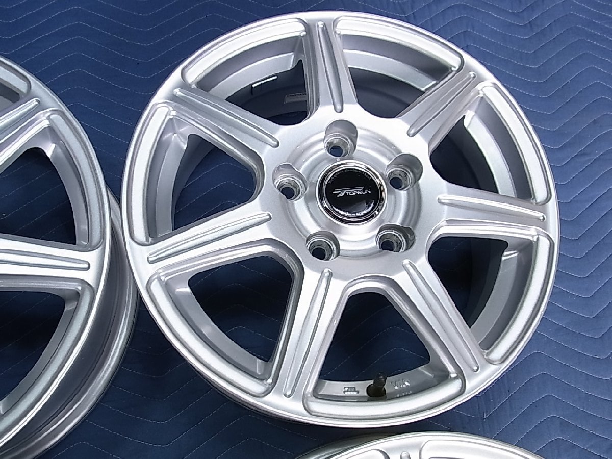 BRIDGESTONE TOPRUN R7 15インチ 6J +53 5H PCD 114.3 アルミ BRIDGESTONE TOPRUN R7 15インチ 6J +53 5H PCD 114.3 アルミ