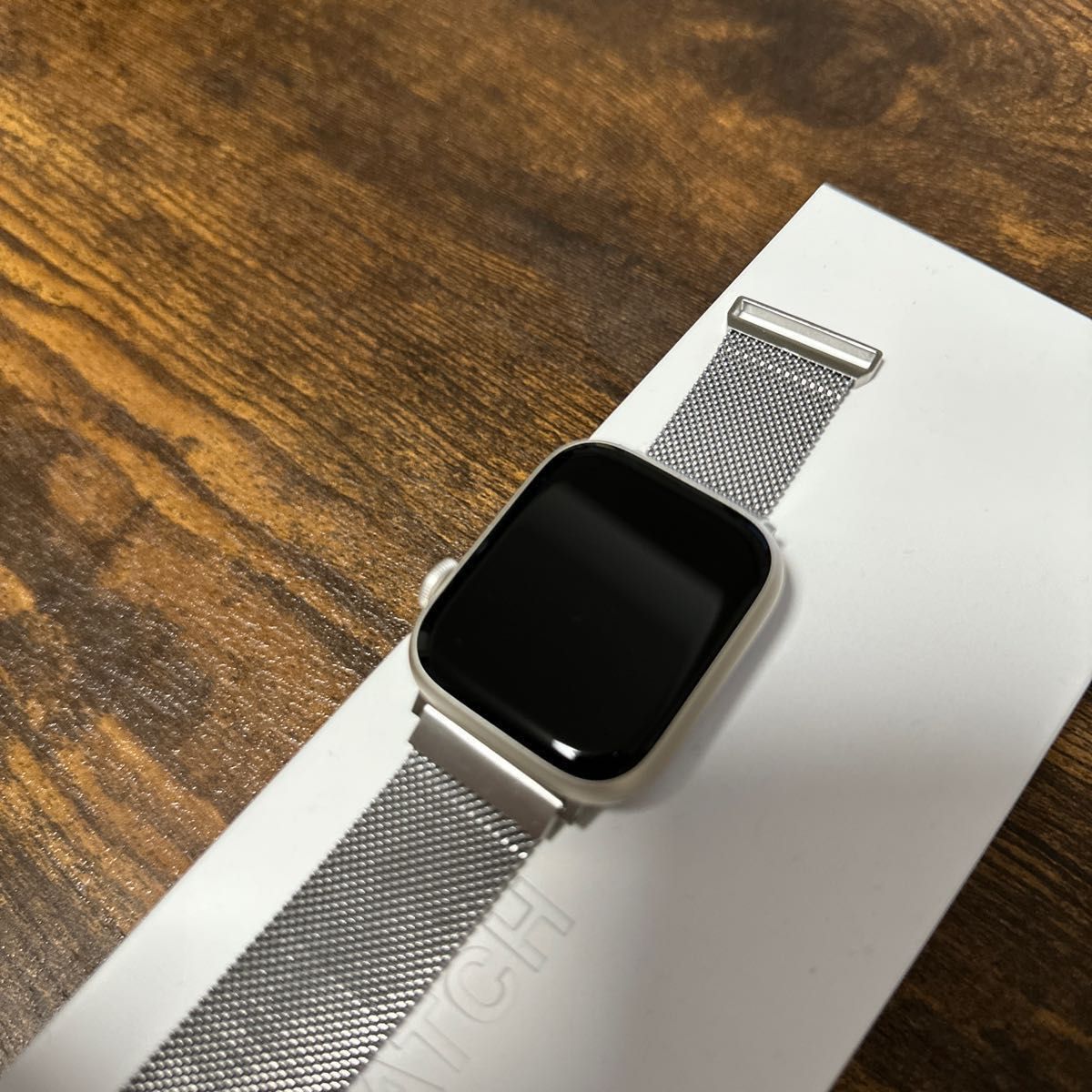 珍しい Apple Watch series 8 45mm Case スターライト Starlight