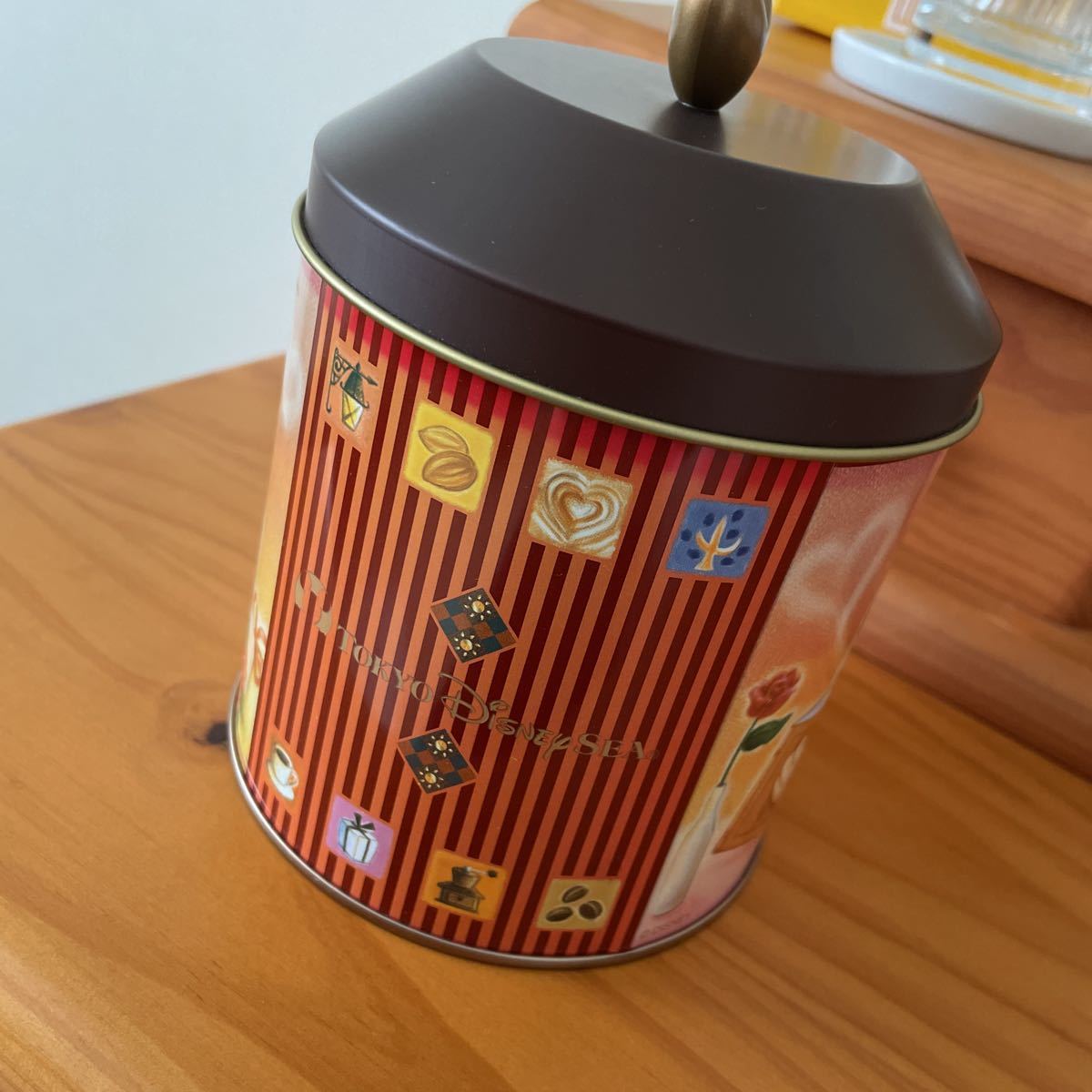  Vintage товар Tokyo Disney Land Mickey Mouse шоколад пустой жестяная банка Heart Insta .. не использовался товар [ нестандартная пересылка 350 иен ]