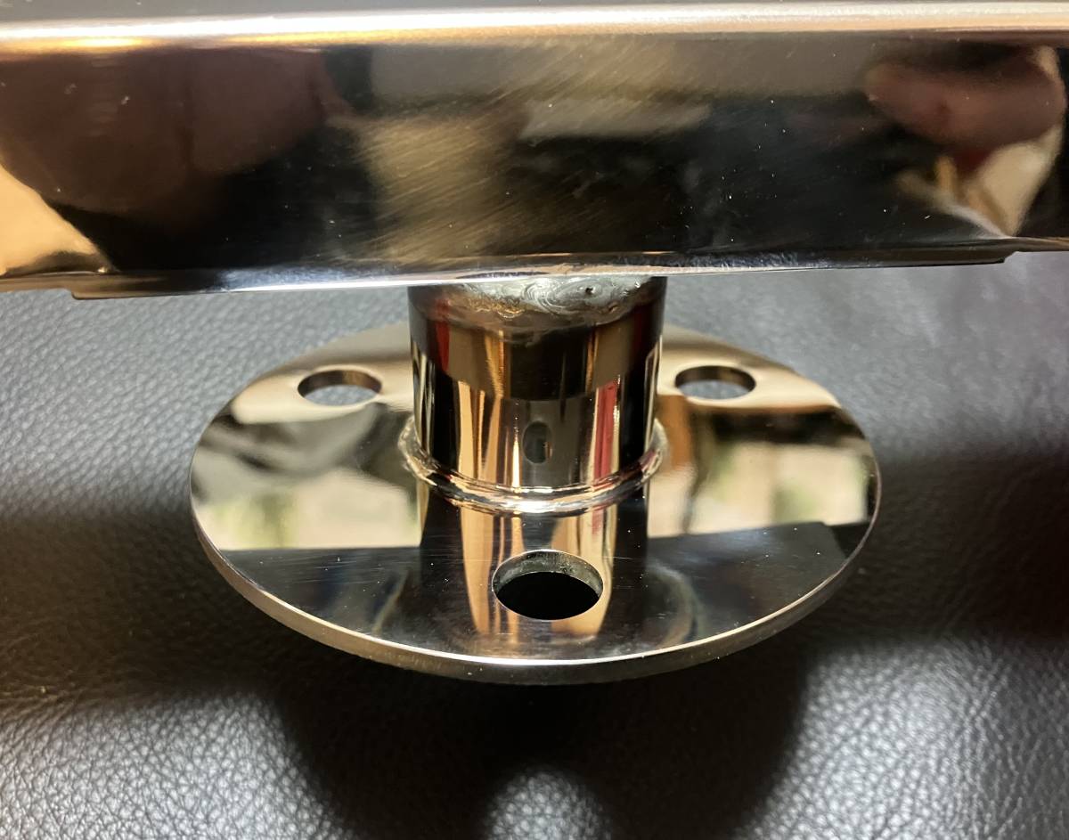 鏡面ステンレス製 中型車用 17.5インチ ホイールマーカー スピンナー 2
