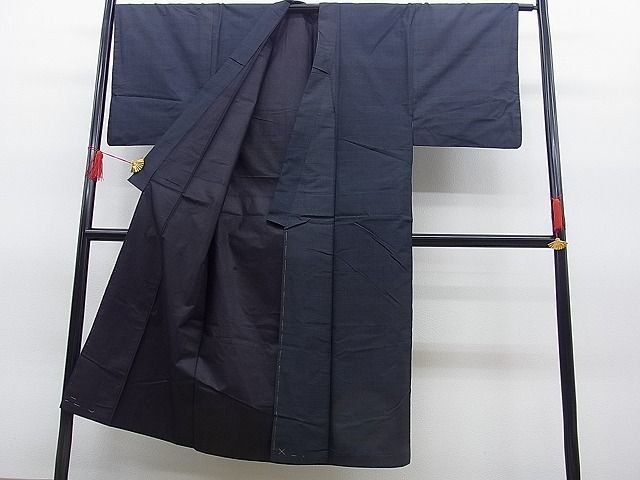 着物屋ほのか□男性 本場大島紬 アンサンブル 逸品 80亀甲 kg0865 一般