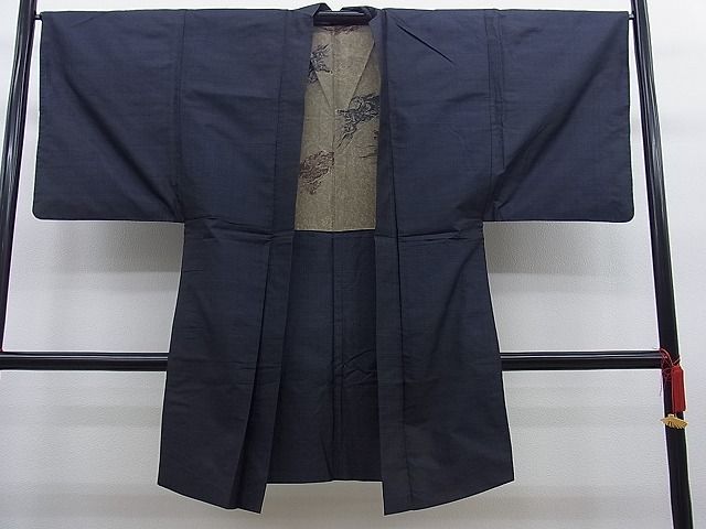 着物屋ほのか□男性 本場大島紬 アンサンブル 逸品 80亀甲 kg0865 一般