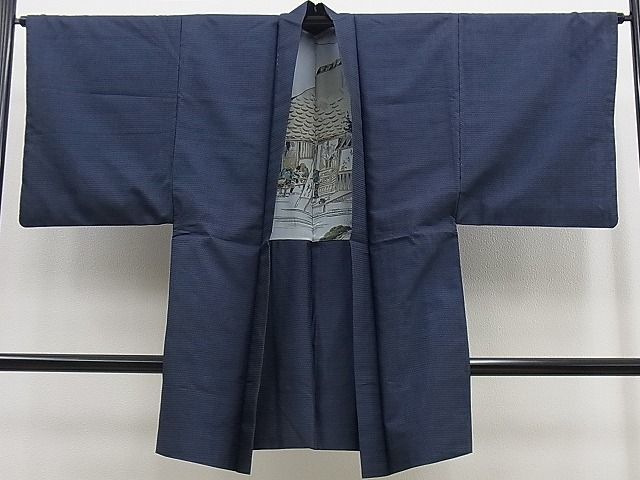 着物屋ほのか□男性 本場大島紬 アンサンブル 100亀甲 総絣 逸品