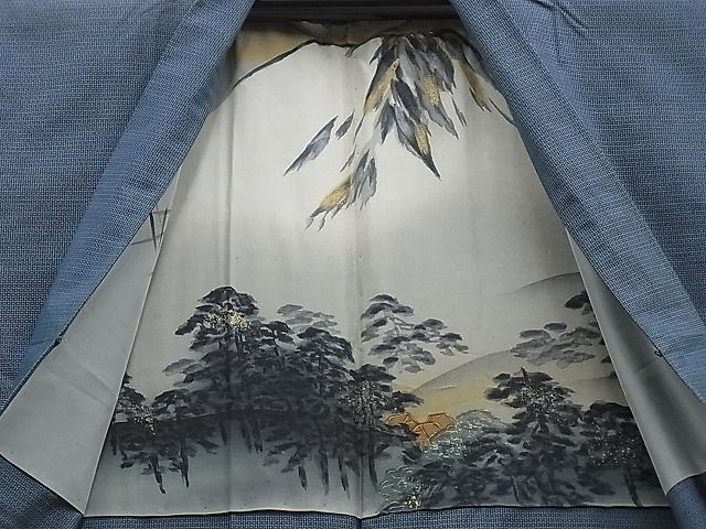 着物屋ほのか□男性 本場大島紬 アンサンブル 100亀甲 逸品 if0845