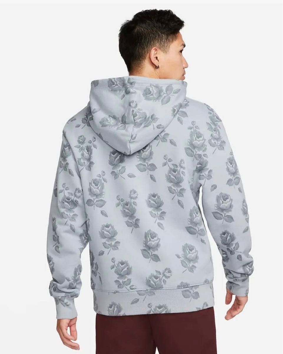 Jordan A ma maniere Allover Print Fleece Hoodie "Obsidian Mist"