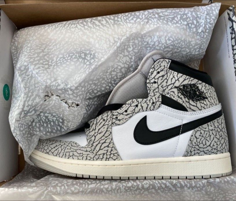 Nike Air Jordan 1 High OG White Cement ナイキ エアジョーダン1 ハイ