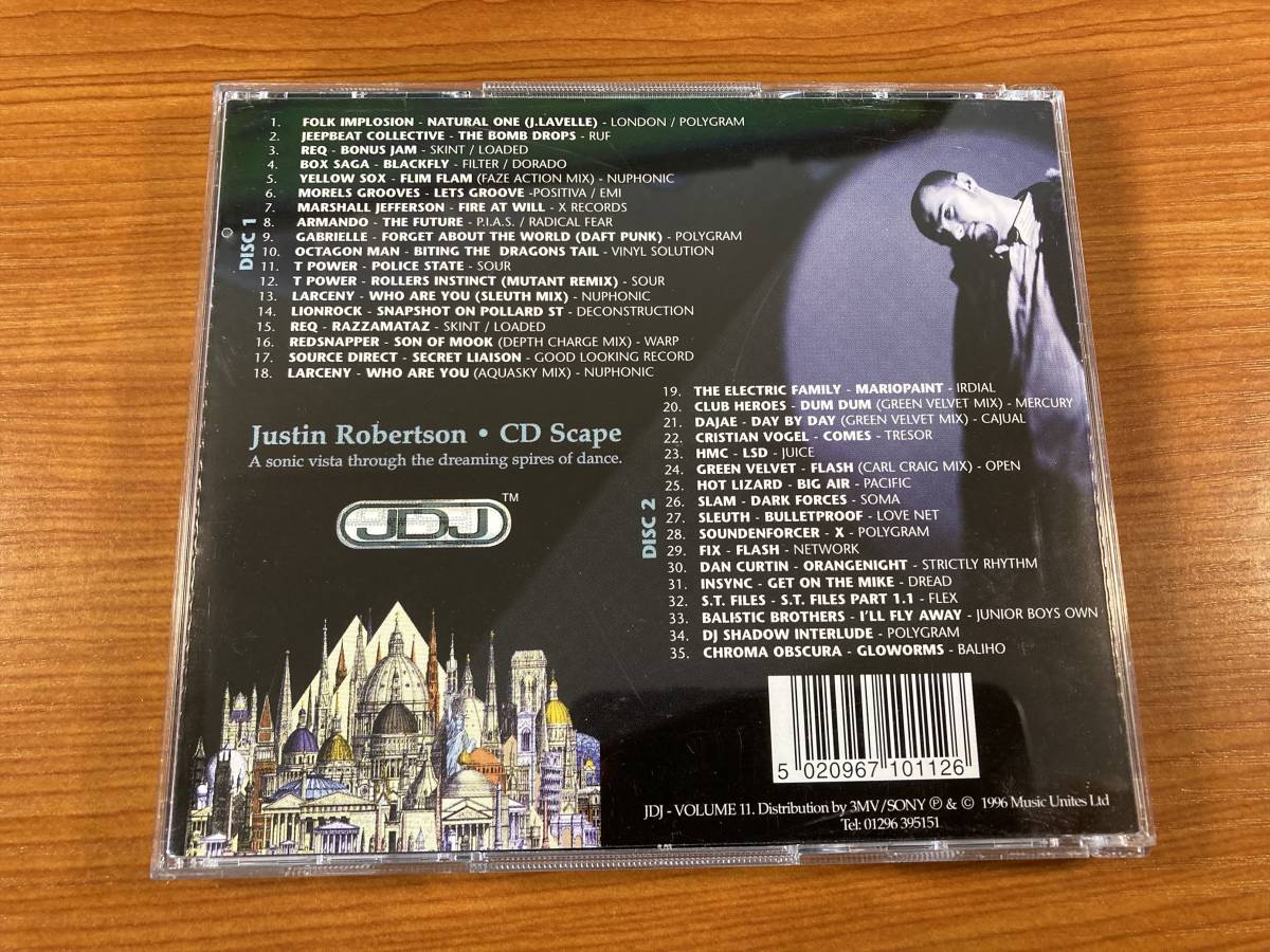 【1】3681◆Justin Robertson／CD Scape◆ジャスティン・ロバートソン◆輸入盤◆2枚組◆_画像2