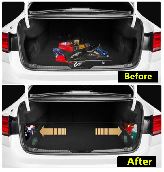 トヨタ C-HR 2019年- トランク収納 オーガナイザーボード片付け サイドパーティション　収納板　内装ガーニッシュ　_画像7