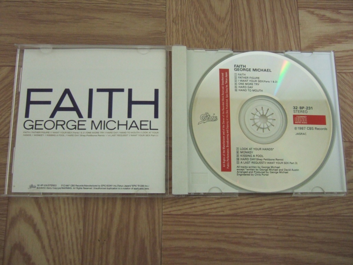 【CD】ジョージ・マイケル GEORGE MICHAEL / FAITH 国内盤　32-8P-231 税表記無し_画像3