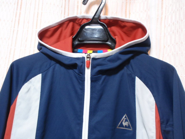 Sサイズ◆《ルコック／le coq sportif》◆長袖サイクリングジャージ／フーディ！◆新品同様！_画像2