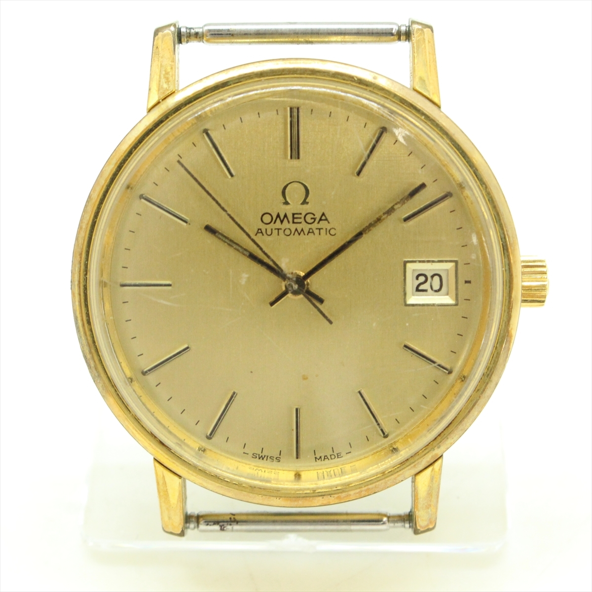 オンライン 販壳 OMEGA オメガ AUTOMATIC 腕時計 ゴールド色 ジャンク