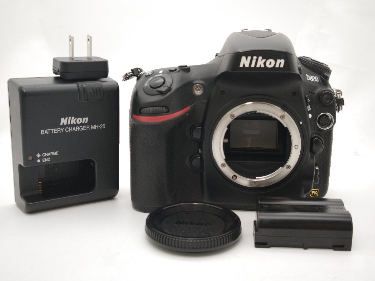 おすすめ Nikon D800 付 充電器 電池 ニコン ショット数約49000回 ニコン