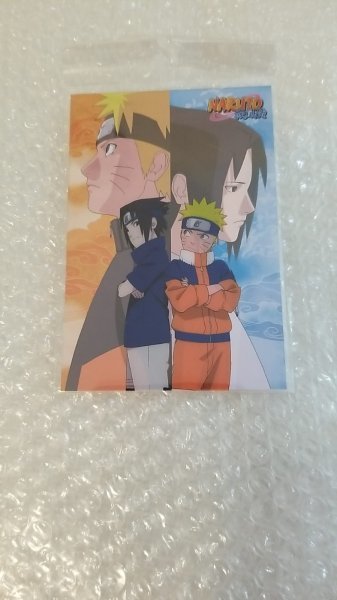 NARUTO -ナルト-　 　うずまきナルト　うちはサスケ pvc　カード　海外限定_画像1