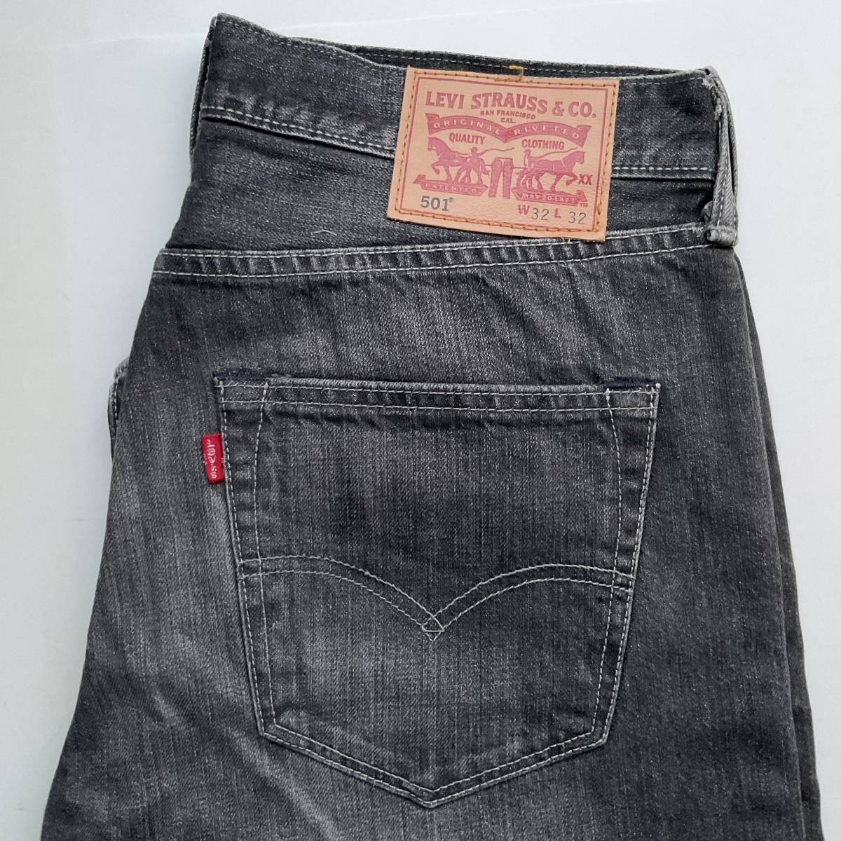 Levi’s　501　グレー/W32 L32　未使用（試着程度）　　　W118_画像1