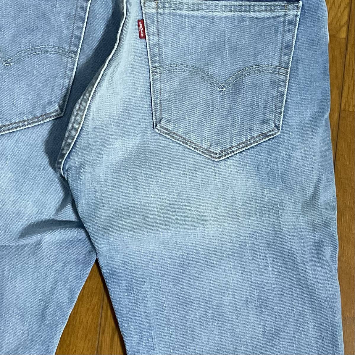 Levi’s 511 / WHITE OAK　ライトブルー/W31　カットオフ　　　W118_画像5