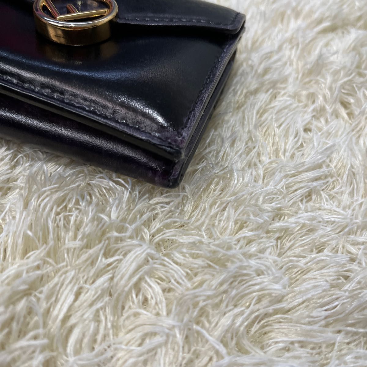 適当な価格 FENDI 【良品】フェンディ ズッカ柄 8M0395 二つ折り財布