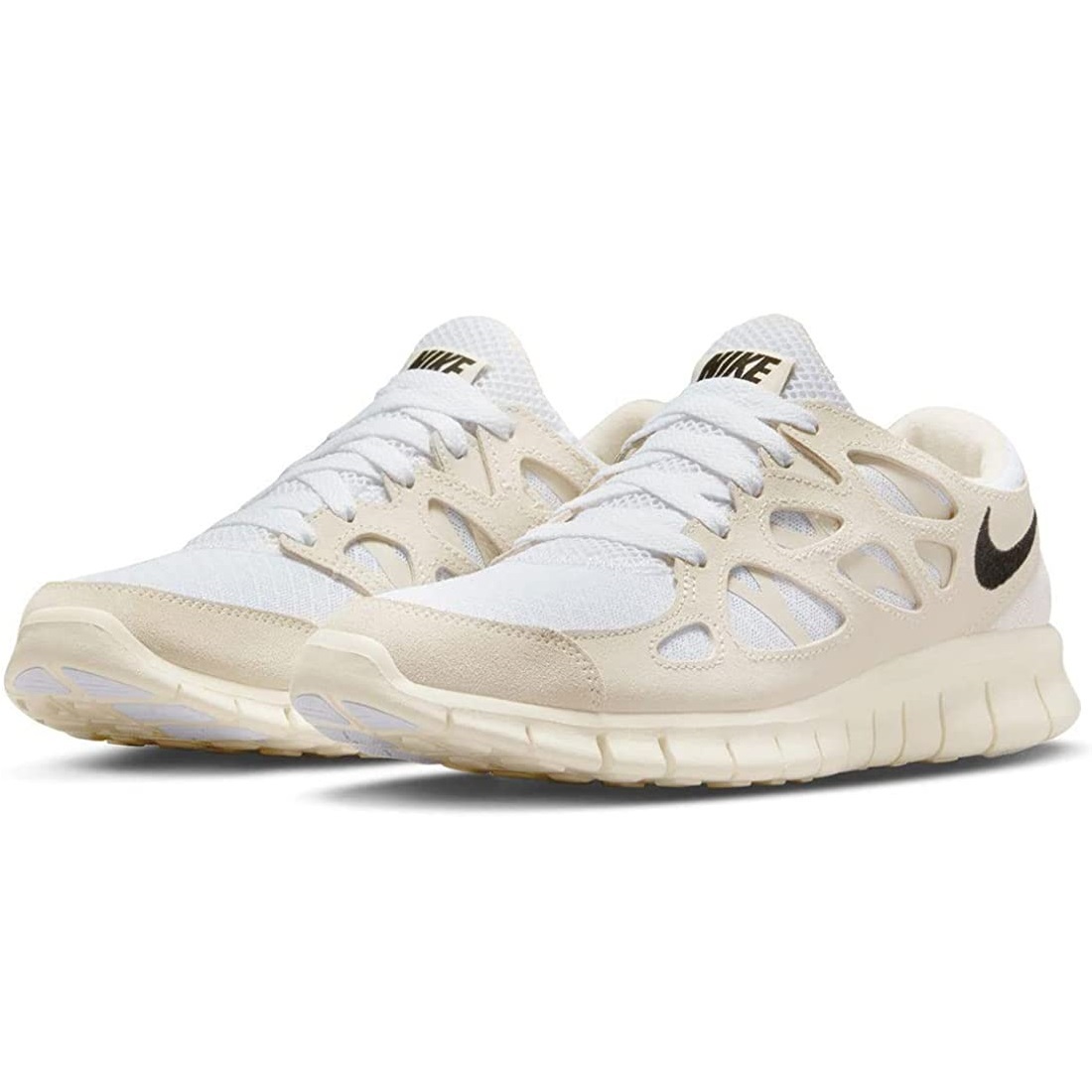 ☆NIKE WMNS FREE RUN 2 白/淡白/黒 26.5cm ナイキ ウィメンズ フリー ラン 2 DM8915-101_画像1