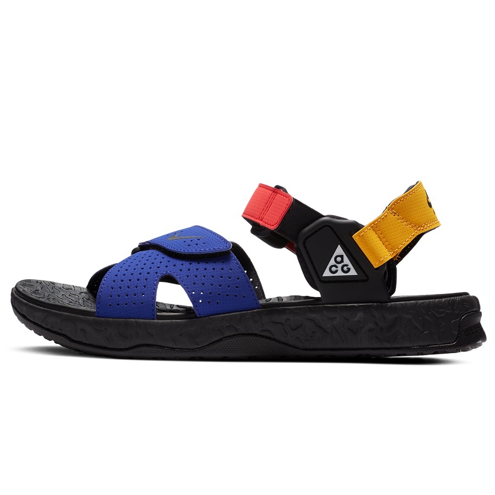 ☆NIKE ACG AIR DESCHUTZ SANDAL 黒/紫/赤/黄 26.0cm ナイキ オールコンディションギア エア デシューツ サンダル CT3303-400_画像2