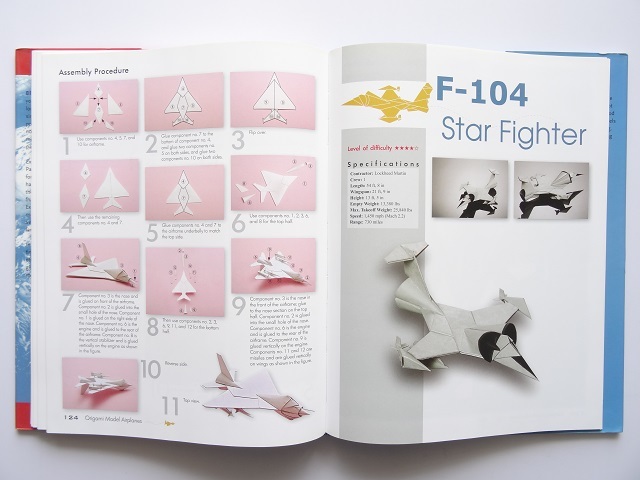  иностранная книга * оригами . произведение . самолет книга@ бумажное моделирование бумага самолет 