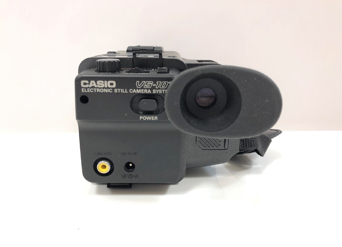 *[ не использовался течение времени хранение товар ]CASIO Casio s Chill видео камера электронный камера VS-101 принадлежности иметь работоспособность не проверялась Junk *002202