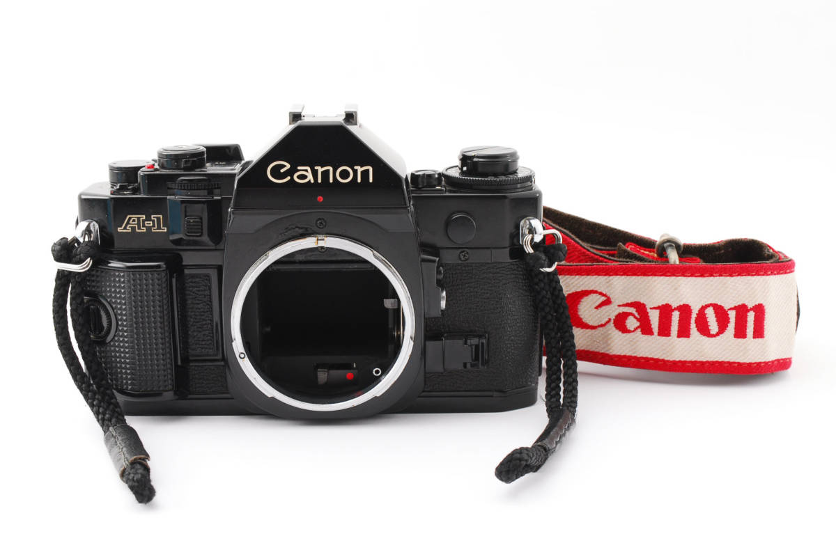 好きに キャノン[A-1]ブラックボディー プログラムAE #1863830A [美品] 絞り優先採用のフィルムAEカメラ シャッター優先 キヤノン
