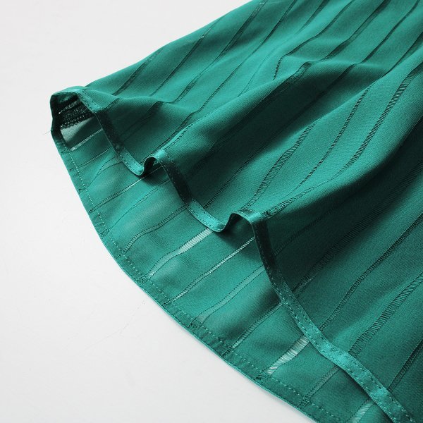  beautiful goods STUNNING LURE Stunning Lure sia- pleated skirt 1/ green [2400012928138]