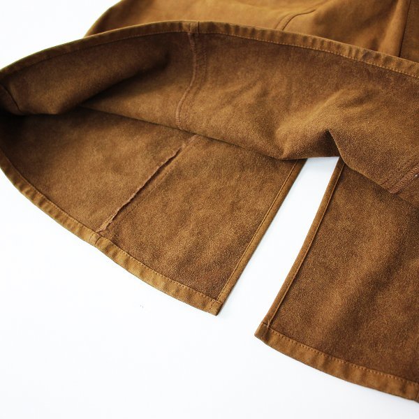 定価3.1万 2022AW L'Appartement アパルトモン Artificial Leather Maxi Skirt 38/ブラウン フェイクスエードスカート-.【2400013265164】_画像8