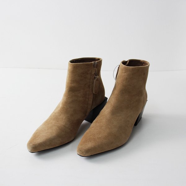 2019AW Spick and Span Spick & Span SENSO suede short boots 37/ beige shoes [2400012621763]