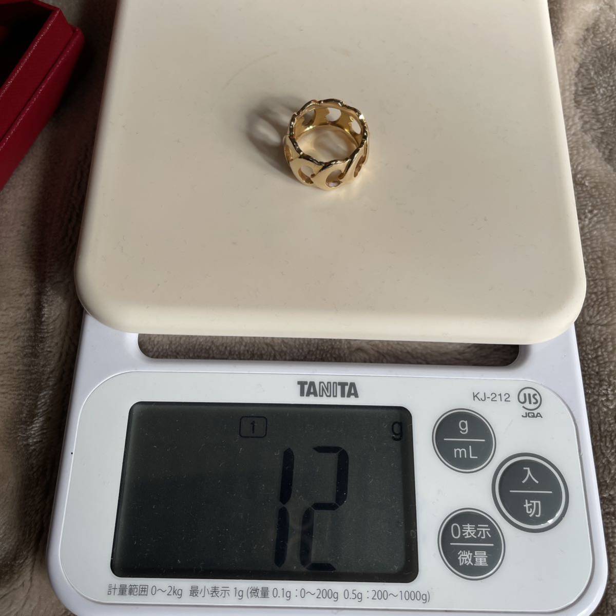 レア Cartier カルティエ Cドゥ 750 ゴールド リング 指輪 53
