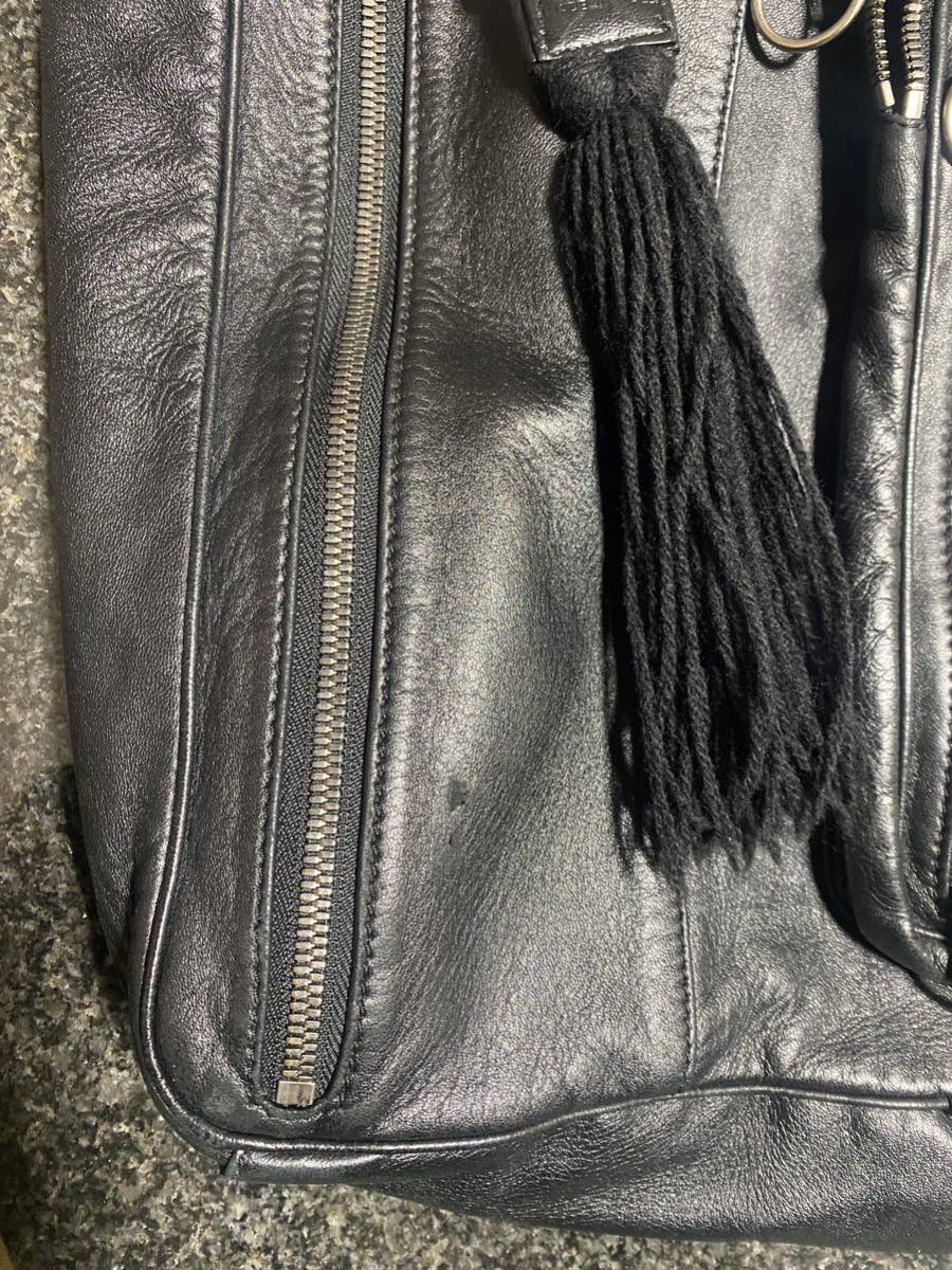 dior homme de ville レザートートバッグ エディ期 ディオール dior homme de ville レザートートバッグ エディ期 ディオール