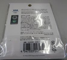 ■39154■送料込　ブリヂストンゴルフフォーク マグネット キャップマーカー 　セット　東京オリンピック2020 ボールマーカー　紺　NA_画像2