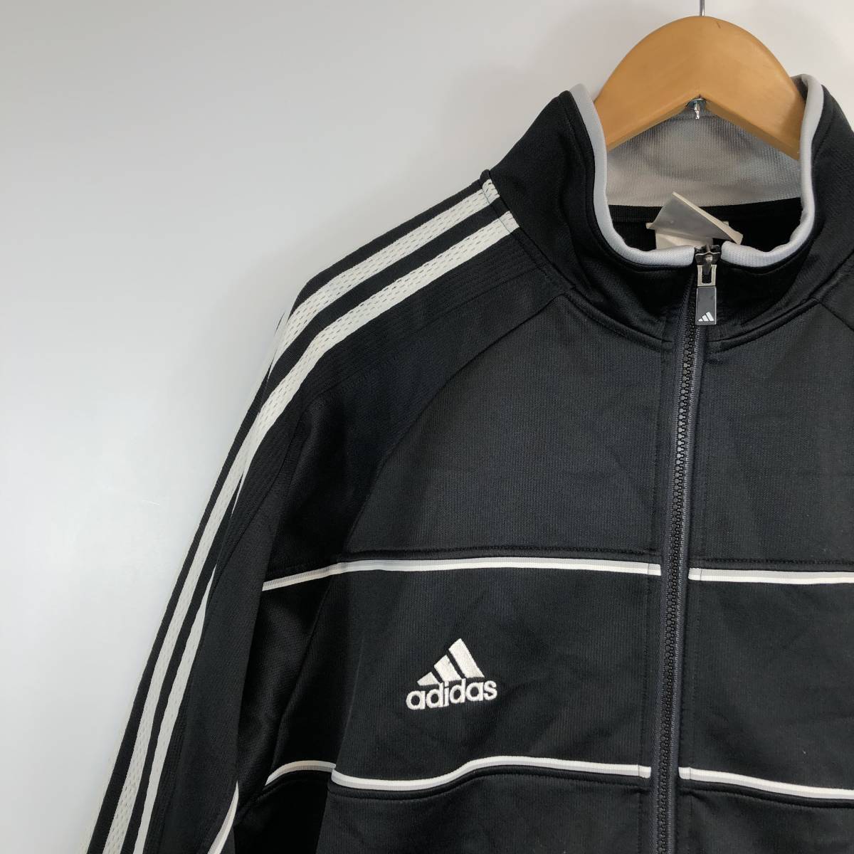 日本製 アディダス 00s トラックジャケット XOサイズ ブラック ジャージ adidas