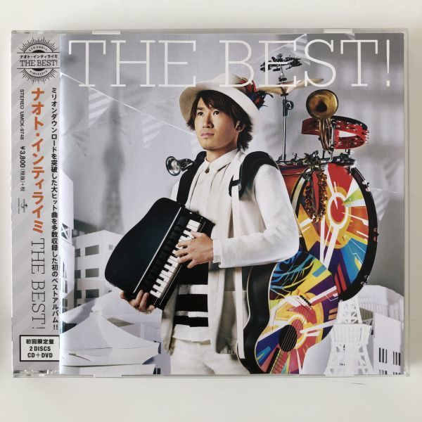 B11853　CD（中古）THE BEST！(初回限定盤)(DVD付)　 ナオト・インティライミ_画像1