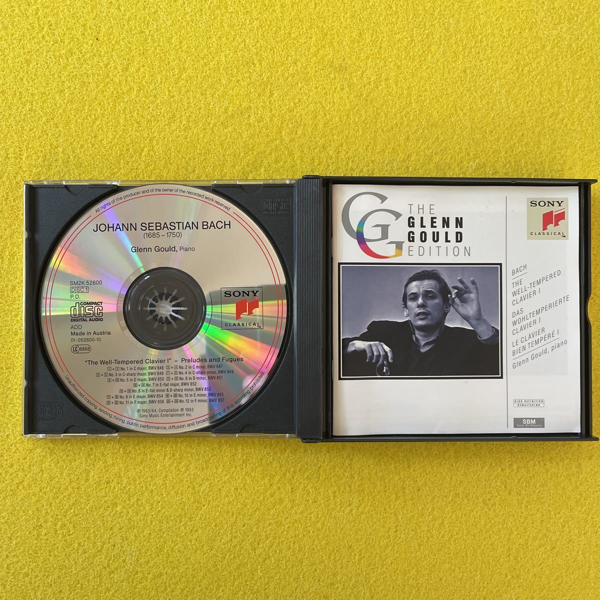 ザ・グレン・グールド・エディション／グレン・グールド　中古CD2枚組　輸入盤バッハ Piano SONY Glenn Gould_画像2