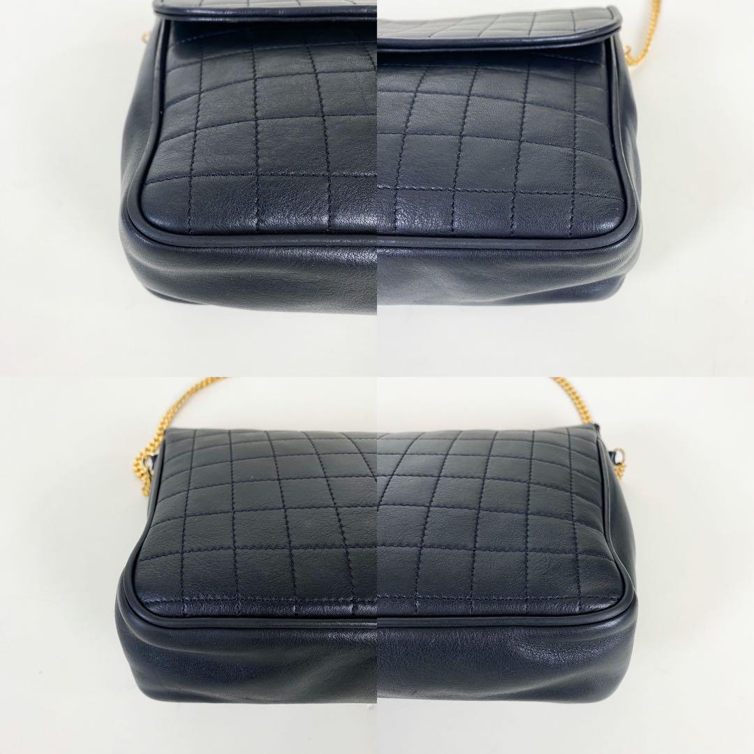 極美品】CELINE セリーヌ チェーンショルダーバッグ トリオンフ金具