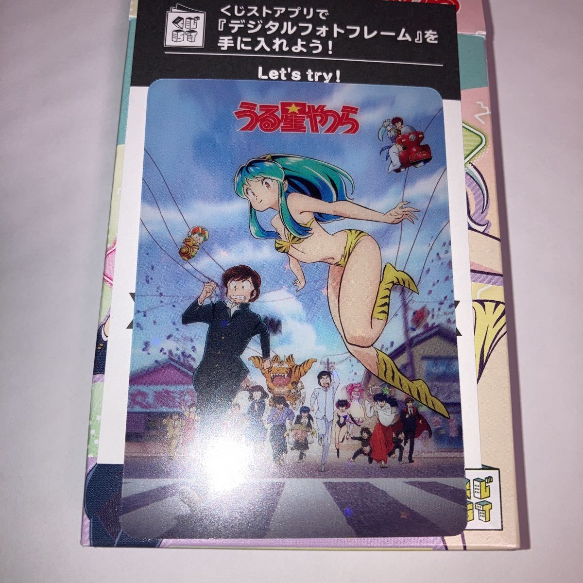  бесплатная доставка Urusei Yatsura Lawson ограничение вафли карта collect box цифровая фоторамка имеется Ram ...,