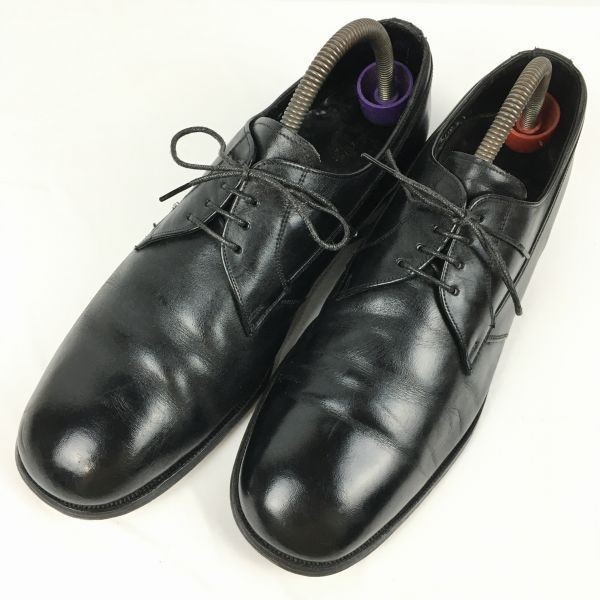 高級品市場 70s?USA表記なし/ビンテージ品 FLORSHEIM/フローシャイム プレーントゥ 黒 サイズ10D/27.5-28.0程度 管NO.WZB-213 27.5cm 高級品市場 70s?USA表記なし/ビンテージ品 FLORSHEIM/フローシャイム プレーントゥ 黒 サイズ10D/27.5-28.0程度 管NO.WZB-213 27.5cm