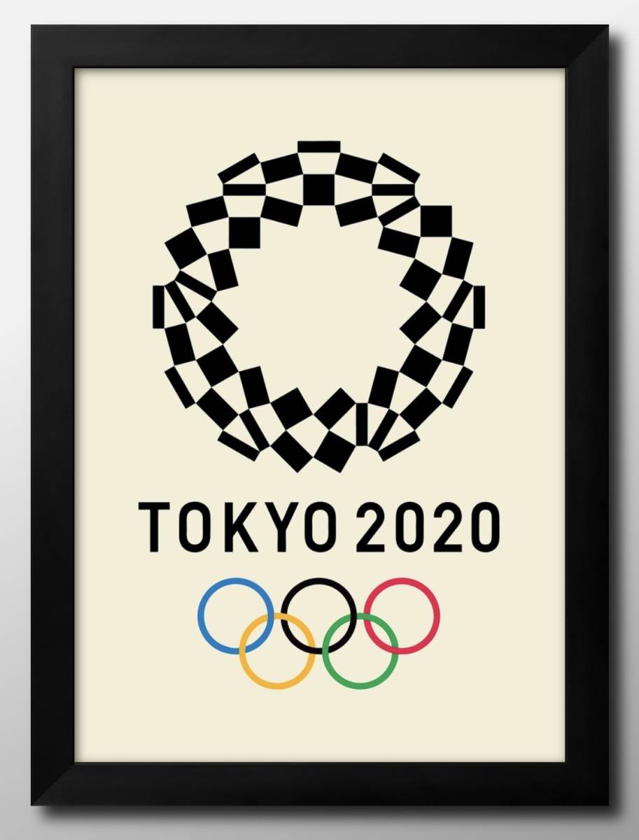 12283■送料無料!!アートポスター　絵画　A3サイズ　『東京オリンピック　2020』イラスト　デザイン　北欧　マット紙_画像1