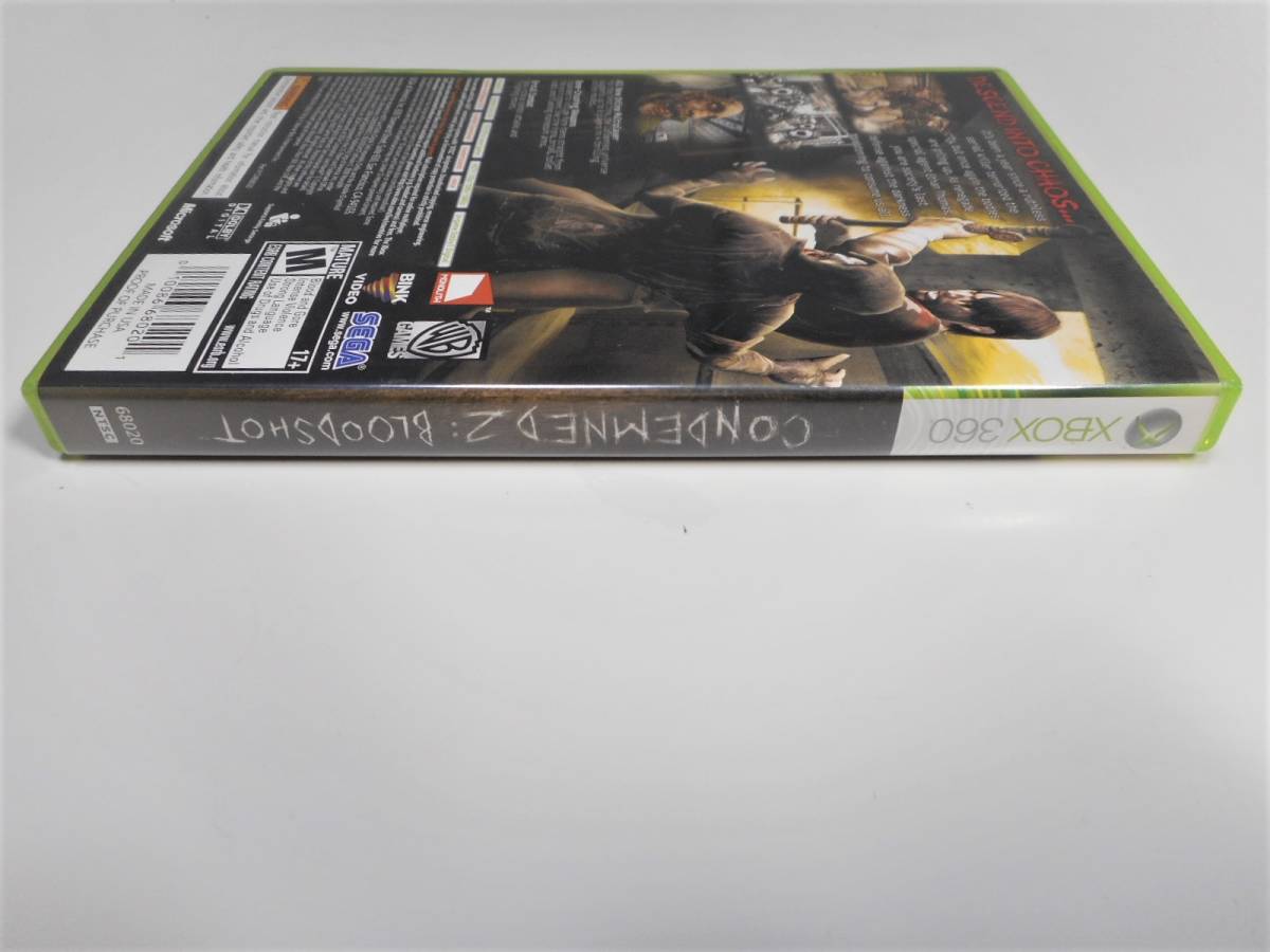 XBOX360 Condemned 2: Bloodshot コンデムド ブラッドショット 輸入版の画像3