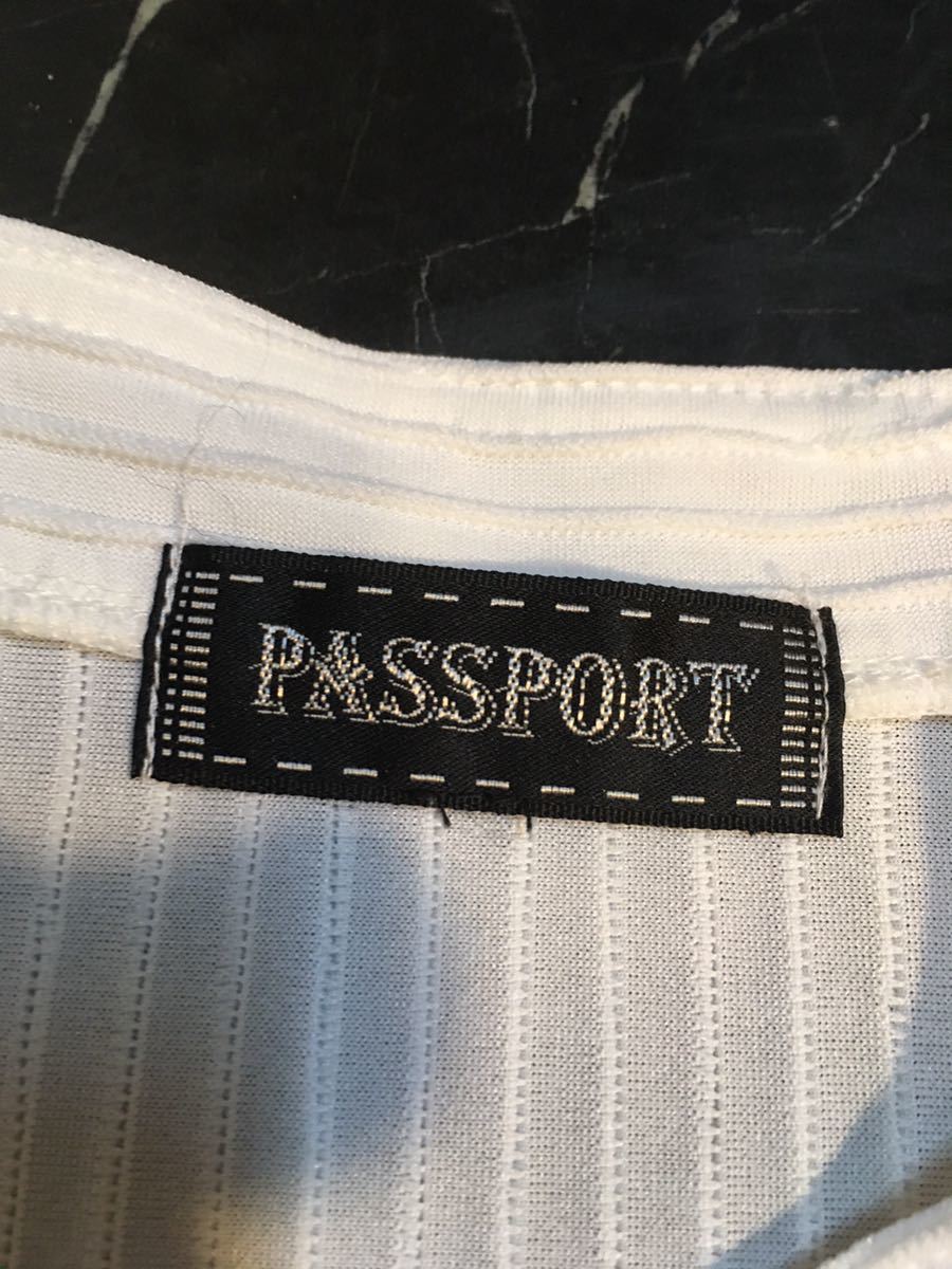 PASSPORT 半袖カットソー　カットソー　Tシャツきれいめ ポロシャツ MENS 半袖シャツ カルバンクライン 半袖 シンプル フレッドペリー_画像5