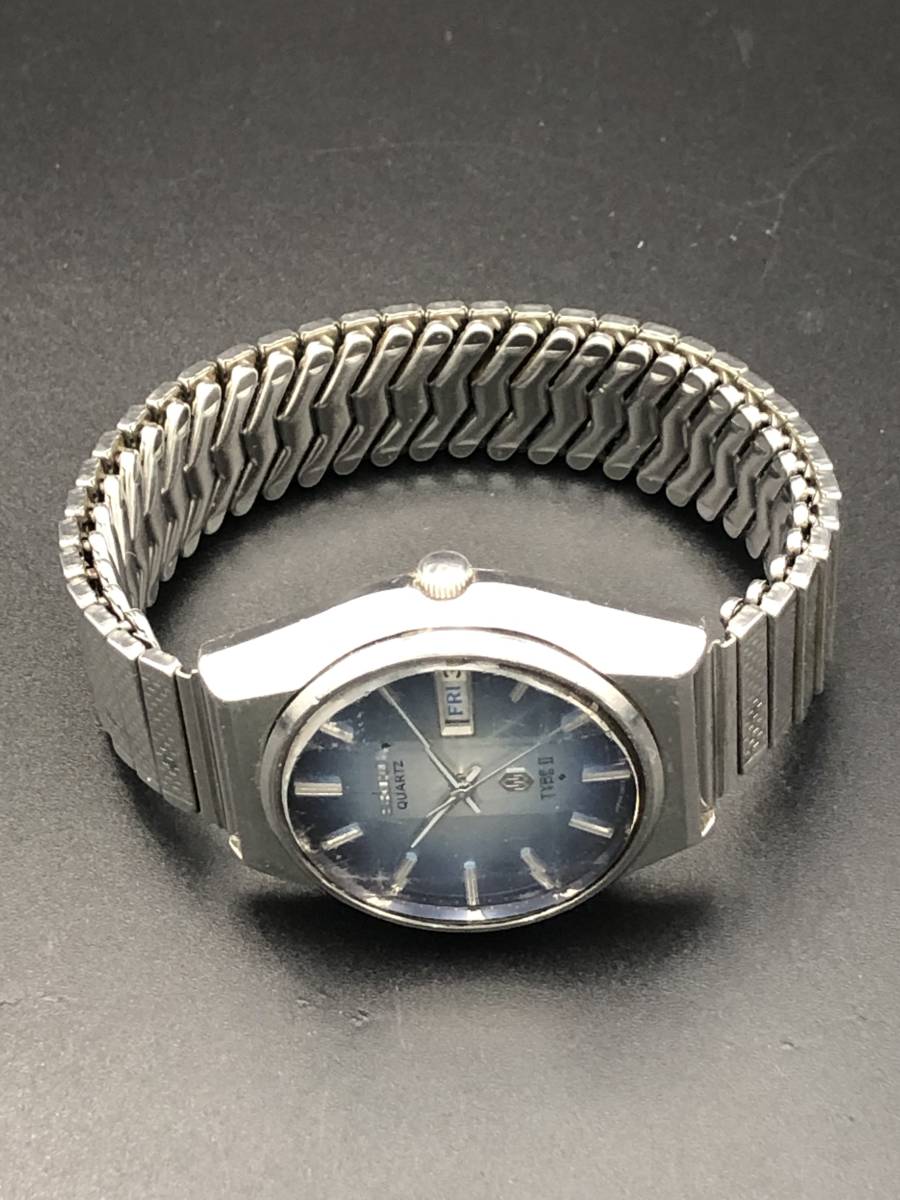 腕時計 SEIKO TYPEⅡ 0903-8140 カットガラス クォーツ メンズ クオーツ b123_画像3