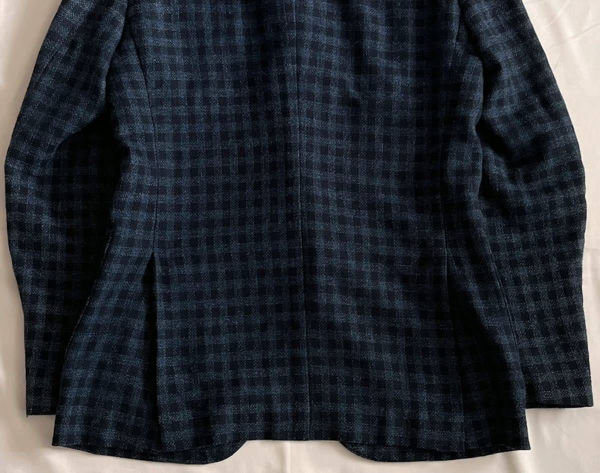 ISAIA イザイア ネイビー系 サイズ 48 テーラード ジャケット ウール