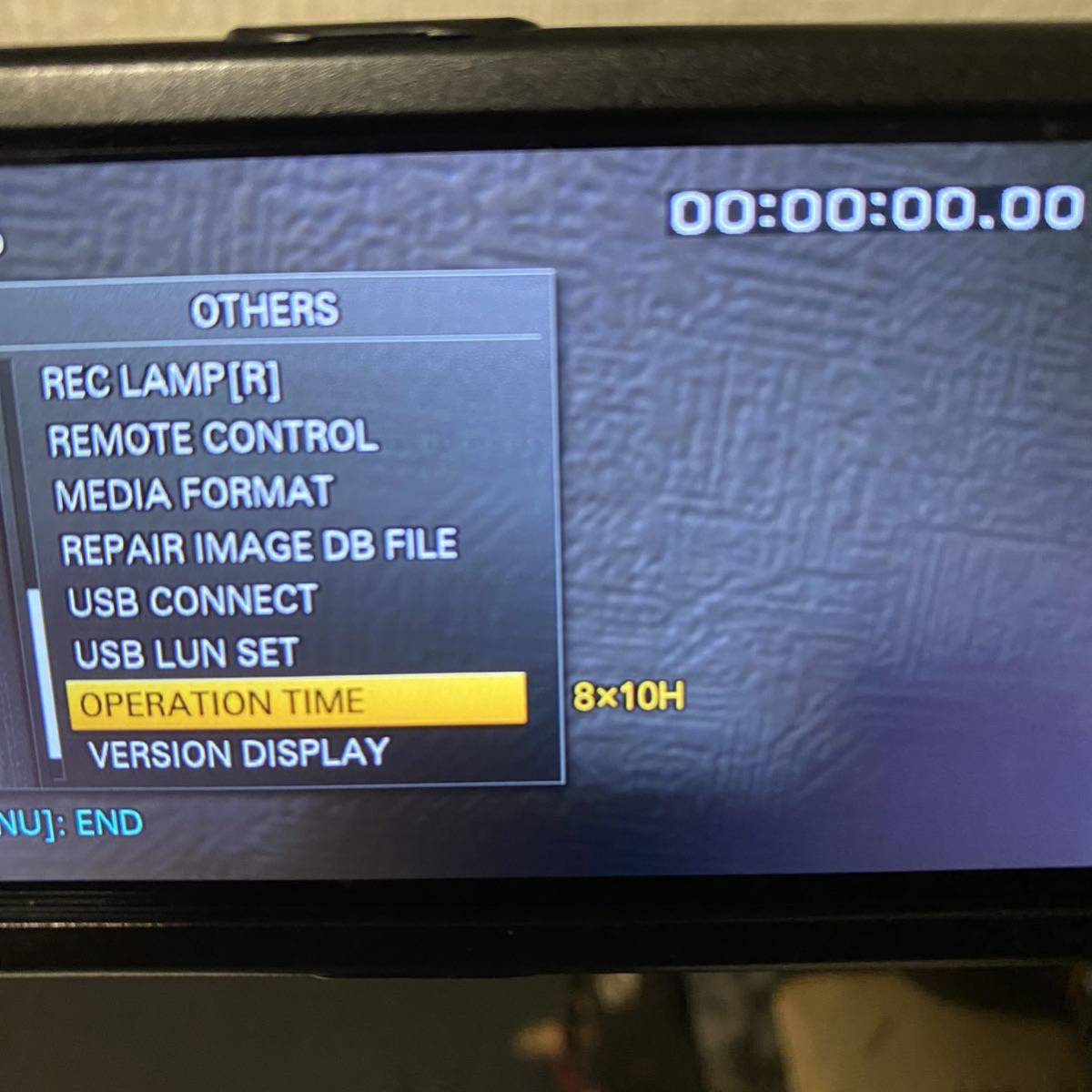 Sony ソニー HXR-NX5R ハンディカム ビデオカメラ アワメーター 8 x 10Hの画像10