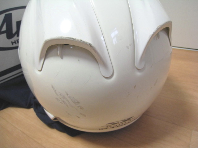 Arai アライ ヘルメット SZ Ram3 ホワイト 検索タグ）白バイ SHOEI OGK KABUTO オージーケーカブト NOLAN:ノーラン 廃盤 レア _画像7