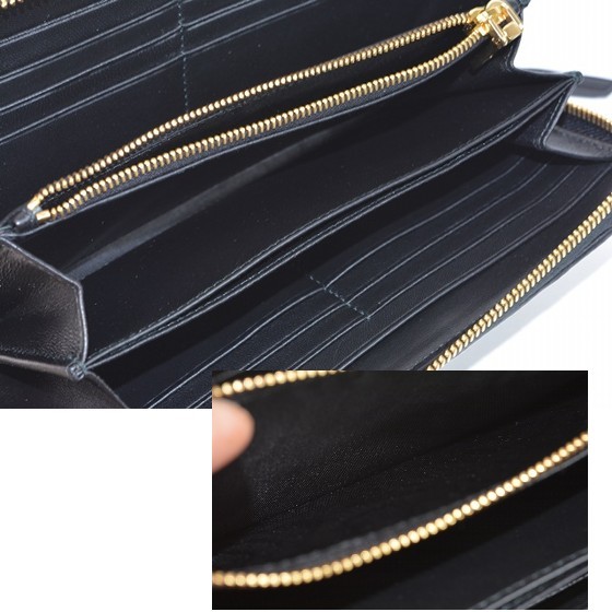 [ unused goods ] MiuMiu 5ML506ma tera se round fastener purse 