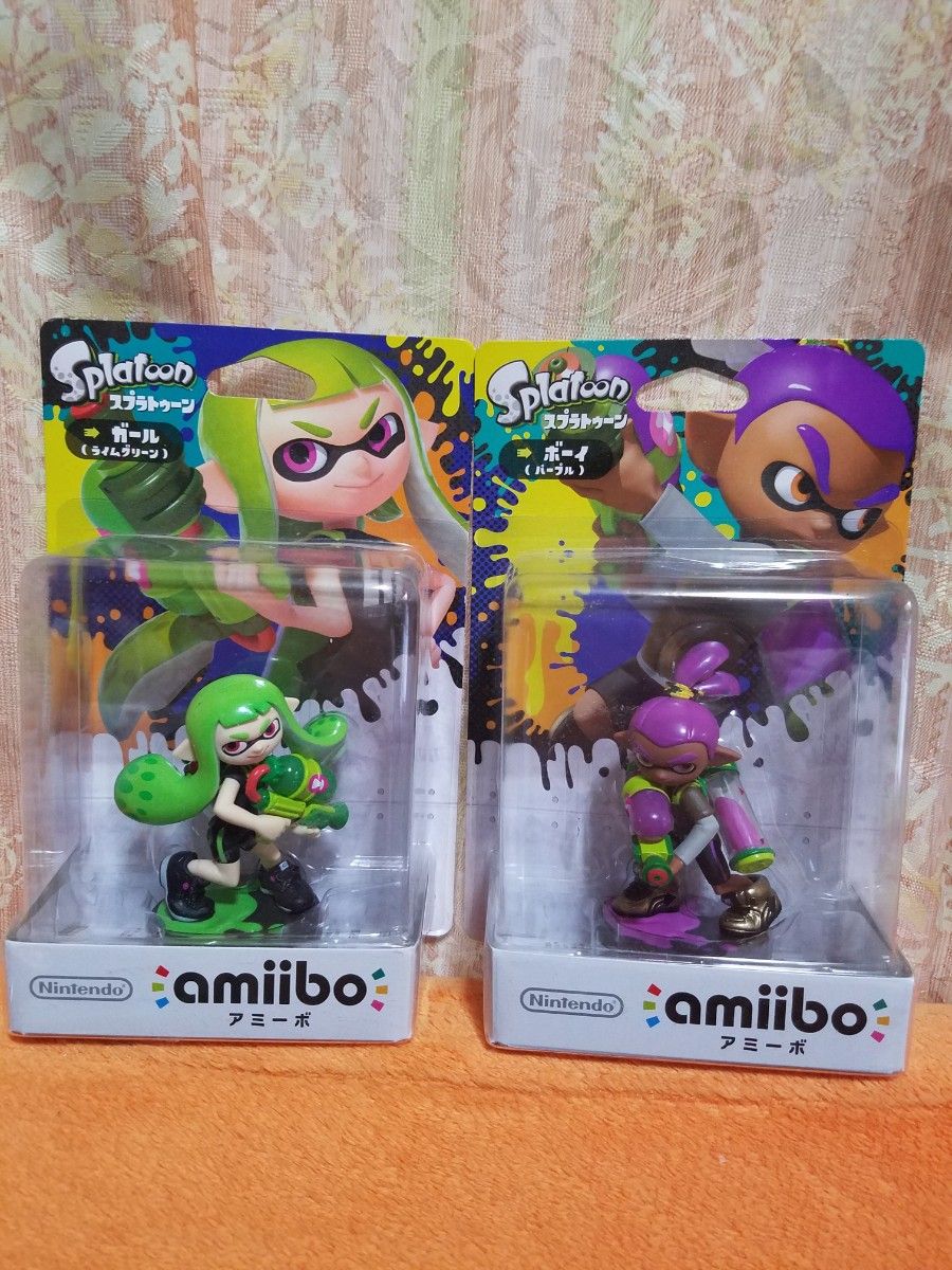 amiibo 未開封 スプラトゥーン ガール(ライムグリーン) ボーイ