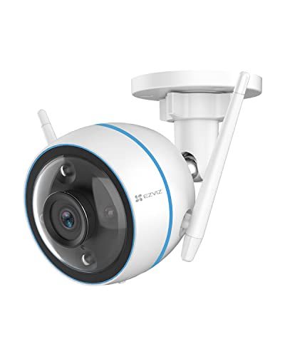 EZVIZ 防犯カメラ 屋外 1080P WiFi 監視カメラ カラー暗視 IP67防水 AI人体検知 スマホ通知 光デ・・・