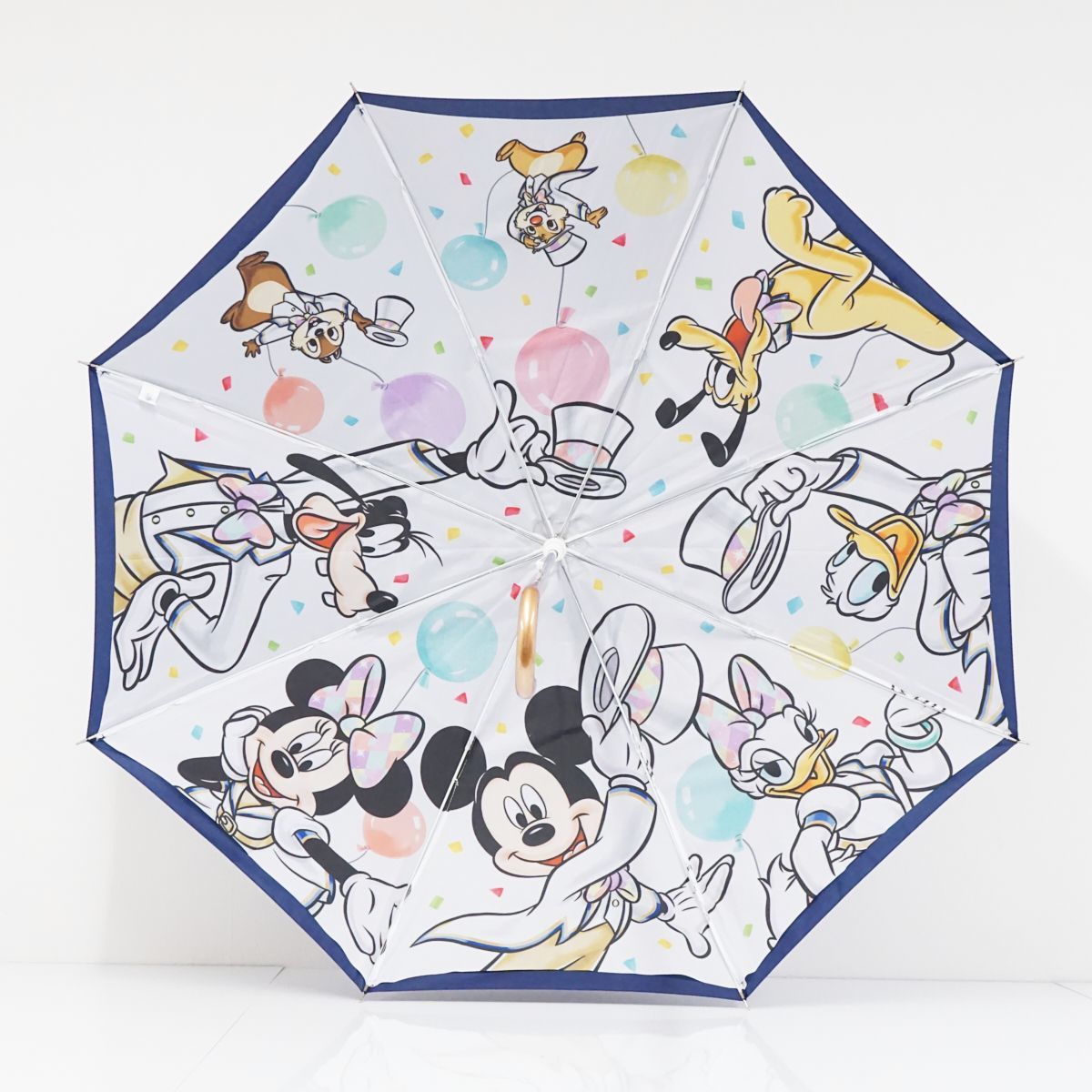 S8767 傘 ディズニーフラッグシップ東京 USED美品 グランドオープン記念 限定 レア Disney FLAGSHIP TOKYO ジャンプ 60cm KR_画像6